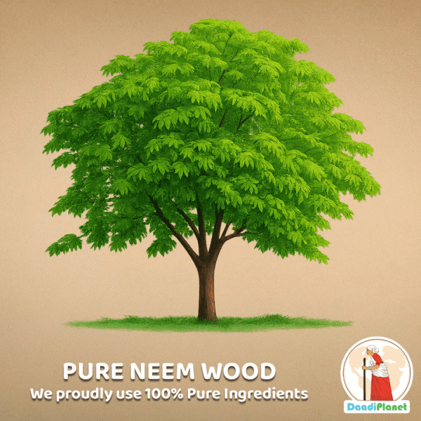 Neem Wood Massager Comb - Image 3