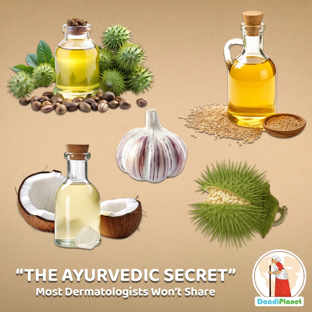 Dhatura Roots Ayurvedic Hair Oil For Hair Fall & Regrowth. - Image 3