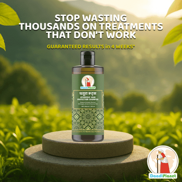 Dhatura Roots Ayurvedic Hair Protection Shampoo - Image 4