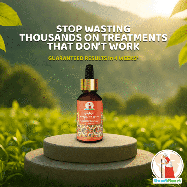 Kumudini Ayurvedic Glow Boosting Night Face Oil - Image 4