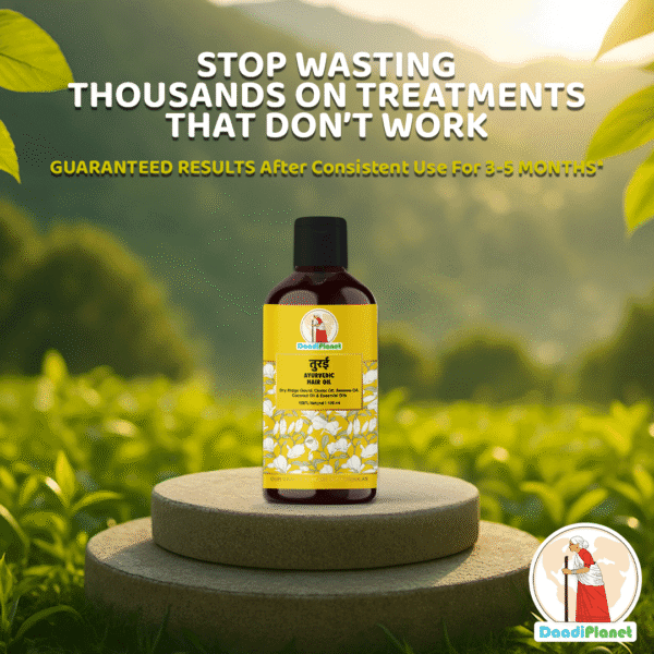 Turai (Ridge Gourd) Hair Oil For Naturally Restoring Black Hair - Image 4